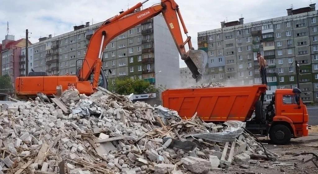 Профессиональный вывоз строительного мусора в Стрежевом в октябре