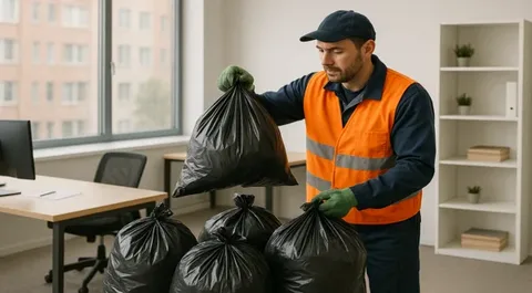 Уборка и вывоз мусора после мероприятий в Стрежевом в октябре