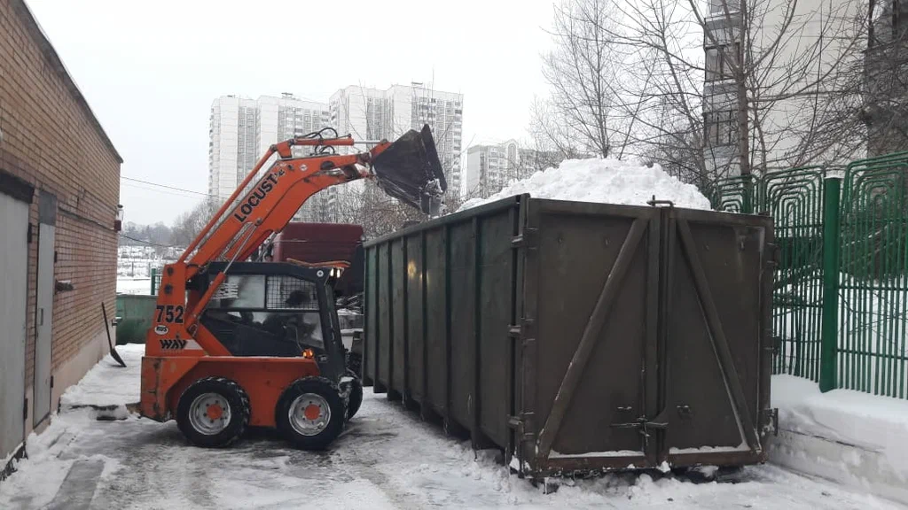 Вывоз снега контейнерами в Стрежевом — цена от 3262 руб., заказать контейнер для снега в ПроМусор